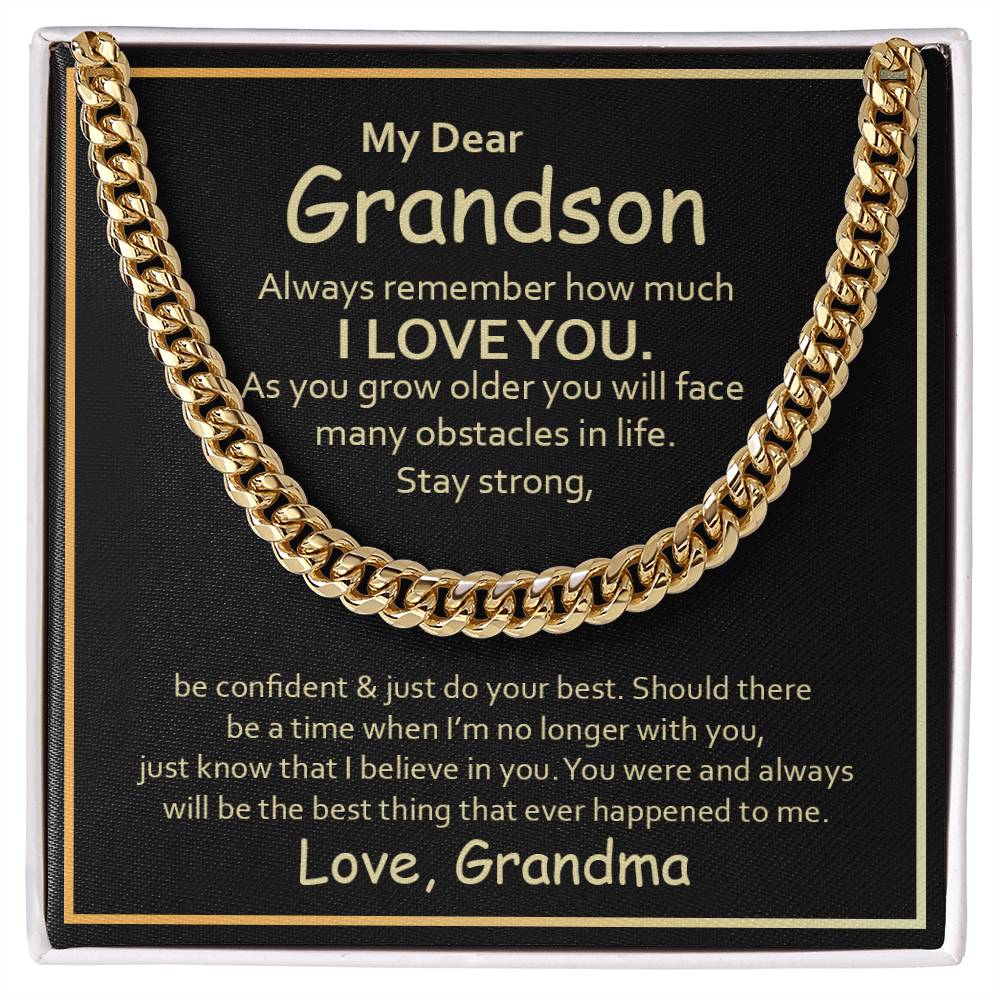 My Dear Grandson – Always Remember How Much I Love You