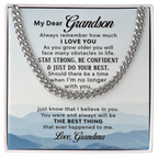 To My Grandson – Stay Strong, Be Confident & Do Your Best