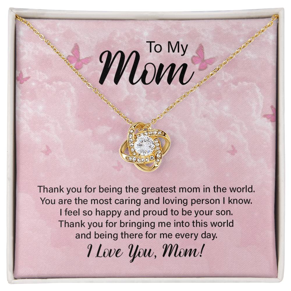 To My Mom – You're Greatest Mom in the World Message
