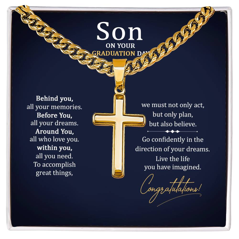 To My Son - Go confidently in the direction of your dreams.