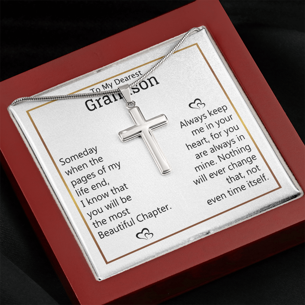 To My Dearest Grandson – You Are My Most Beautiful Chapter